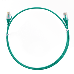 0.75m CAT6 Ultra Thin Lszh Ethernet Network Cable | Green 004.004.8016