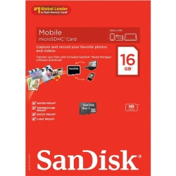 SanDisk MicroSD Sdq 16GB (Sdsdqm-016G) FFCSAN16GTFNOAD-1