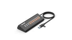 Aluminum 10 Ports USB3.2 Gen2 HUB (7A+3C) VL-HB10C
