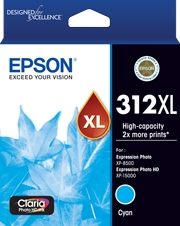 312XL Cyan Ink Claria Photo Hd, Xp-8500, Xp-15000 C13T183292