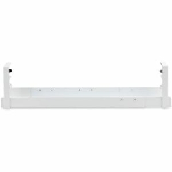StarTech.com Under Desk Cable Management Tray, Length Adjustable, Clamp-On Installation, No Drilling Required, White - Length Adjustable Cable Management Tray Organizes Workspaces To Reduce Risk Of Tripping Hazards Or Tangled Cords; Tool-free Setup With