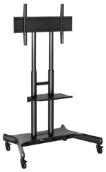 Atdec Mobile Cart For Large Displays Up To 75KG, H/Adj, Vesa Up To 800X400, 10 Yr Wty AD-TVC-75