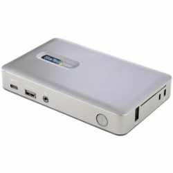 StarTech.com USB 3.1 (Gen 1) Type C Docking Station For Notebook, Headset, Keyboard, Smartphone, Mouse, Workstation - 65 W - Space Gray - Portable - 1 Displays Supported - 4K - 4096 X 2160, 1920 X 1200, 1920 X 1080 - 4 X USB Ports - 3 X USB Type-A Ports
