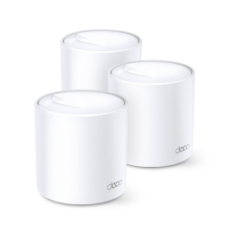 Tp-Link Deco AX1800 Mesh Wi-Fi 6 Dual-Band System, GbE(2) 3-Pack, 3YR DECO X20(3-PACK)
