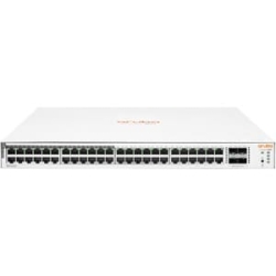 Hpe Instant On 1830 48 Ports Manageable Ethernet Switch - Gigabit Ethernet - 1000Base-T, 1000Base-X - 2 Layer Supported - Modular - 4 Sfp Slots - 25.40 W Power Consumption - 370 W PoE Budget - Optical Fiber, Twisted Pair - PoE Ports - 1U - Rack-mountable