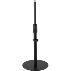 A1010 Telescopic Multipurpose Desk Stand - Desktop - Powder Coated Steel, Plastic, Galvanized Steel - Black K87651WW