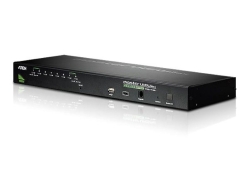 Aten Rackmount Kvm Switch 8 Port VGA Ps/2-USB, 2x Custom Kvm Cables Included, Broadcast Mode, Daisy Chainable For Up To 256 Devices CS1708A-AT-U