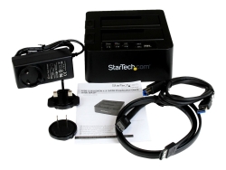Startech USB 3.0 (6GBPS) Hdd Duplicator Dock - 2.5" & 3.5" Sata SSD/Hdds, 2YR SDOCK2U33RE