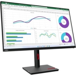 ThinkVisionT32h-30 31.5 Qhd Monitor Ips 2560 X 1440 16:9 Anti-Glare DP/HDMI/USB-C Input Audio Out 4xUSB3.2 Gen1 Hub Height Adjustable Tilt Swivel And Pivot 3Y Warranty 63D3GAR1AU