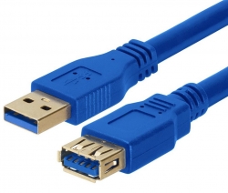 Astrotek Usb 3.0 Extension Cable 3m - Type A Male To Type A Female Blue Colour At-usb3-aa-3m