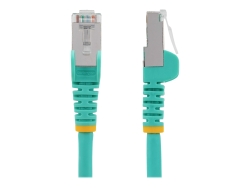 Startech 7.5M CAT6A Ethernet Cable - Aqua - Low Smoke Zero Halogen (Lszh) - 10GBE 500MHZ 1 NLAQ-750-CAT6A-PATCH