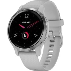 Garmin Venu 2S Smart Watch - 40.40 Mm Case Height - 40.40 Mm Case Width - Silver Body Color - Mist Grey Case Color - Stainless Steel Body Material - Fiber Reinforced Polymer Case Material - Silicone Band Material - Wireless LAN - Heart Rate Monitor, Puls