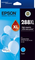 288XL Cyan DURABrite Ink, Xp-240, Xp-340, Xp-344, Xp-440 C13T306292