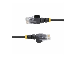 StarTech.com 7m Black Slim CAT6 Ethernet Cable, Snagless, 28AWG, Lszh, Ltw N6PAT7MBKS