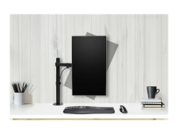 Kensington Single Monitor Desk Mount, Up To 34" & 8KG, Vesa 75x75, 100x100 - Black K55408WW