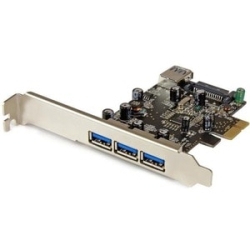 4 Port PCI Express USB 3.0 Card - 3 + 1 PEXUSB3S42