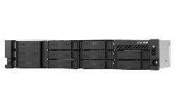 Qnap 8-Bay Nas 3.5"(0/8), Atom 8C-2.8GHz, 8GB, 2.5GbE(2), PCIe, 2U Rack, 3YR Wty TS-855EU-8G
