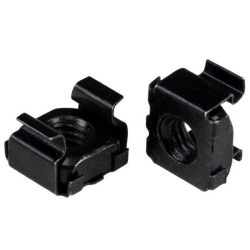 M6 Cage Nuts Screw Included | 50 Pack Black 020.010.0150