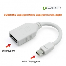 Ugreen Mini Displayport Male To Displayport Female Adapter Acbugn10445