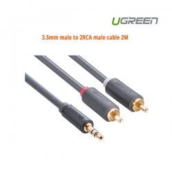 Ugreen 3.5mm Male To 2rca Male Cable 2m 10510