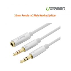 Ugreen 3.5mm Female To 2 Male Headset Splitter 10790