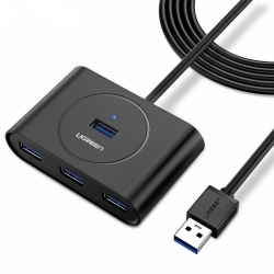 Ugreen Usb 3.0 4 Ports Hub Black 50Cm 20290 Acbugn20290