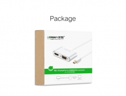 Ugreen Mini Dp To Hdmi/ Vga Converter Silver 20421 Acbugn20421