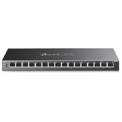 Tp-Link 16-Port Unmanaged Gigabit Switch, POE+(16), 120W, Metal Case, 5YR TL-SG116P
