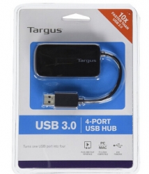 Targus Ach124us, 4-port Usb3.0 Bus Powered Hub Ach124us