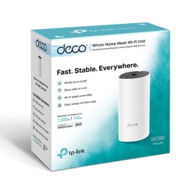 TP-Link Deco M4 (1-pack) AC1200 Whole Home Mesh Wi-Fi (1-Pack), Up To 1167 Mbps, Parental Controls, Seamless Ai Roaming, Gaming & Streaming, Smart Hom Deco M4(1-pack)