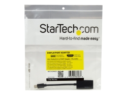 Startech.Com MDP To HDMI Adapter, 4K, Black, 3YR MDP2HD4K60S