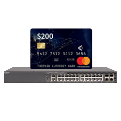 Ruckus 24-Prt Poe 4X25G SFP28 + $200 Mastercard ICX8200-24P-MC200