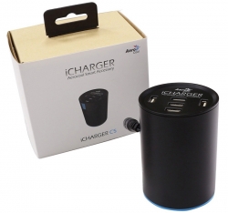 Aerocool iCharger C5 5-Port USB Car Charger, 2.4A Fast Charger With Smart IC, Total 10A 50w