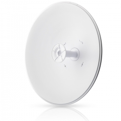Ubiquiti 5GHz AirFiber Dish 30dBi Slant 45 Degree Signal Angle For Optimum Interference Avoidance, Universal Pole Mount, Weatherproof AF-5G30-S45