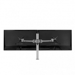 Atdec Dual Swing Arms On Post - Silver Af-at-d-p