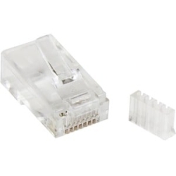 Solid Wire Cat 6 Modular Plug - 50 Pack CRJ45C6SOL50