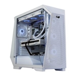 In Win Prism Iw-Cs-Prism Gaming Computer Case - Atx Motherboard Supported - Mid-tower - Spcc, Tempered Glass, Glass - White - 4 InWin VX120 Fans Included IW-CS-PRISMWHI-4VX120