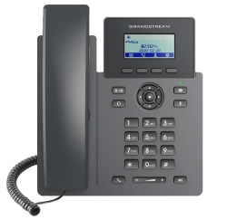Grandstream GRP2601P Carrier Grade 2 Line Ip Phone, 2 Sip Accounts, 2.2" Lcd, 132x48 Screen, Hd Audio, Powerable Via Poe, 5 Way Conference, 1Yr W GRP2601