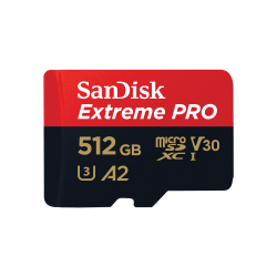 SanDisk 512GB Extreme Pro MicroSDXC Uhs-I Card Sdsqxcd-512G-Gn6Ma FFCSAN512GTFSQXCD200