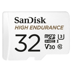 Sandisk High Endurance Microsdhc Card Sqqnr 32G Uhs-I C10 U3 V30 100Mb/S R 40Mb/S W Sd Adaptor Sdsqqnr-032G-Gn6Ia FFCSAN32GSQQNR1