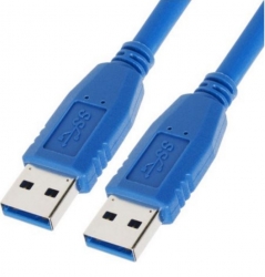 Astrotek Usb 3.0 Cable 2m - Type A Male To Type A Male Blue Colour At-usb3-amam-2m