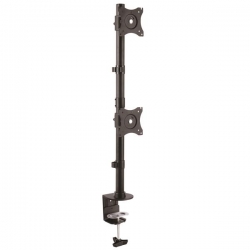 Startech Vertical Dual Monitor Mount For Vesa Mount Monitors Up To 27in (22lb/10kg) - Heavy Duty