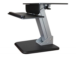 Startech Sit-to-stand Workstation - With Pneumatic Spring For One-touch Height Adjustment - Compatible