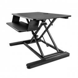Startech Sit Stand Desk Converter - For Two Monitors Up To 24in Or One 30in - 35in Work Surface -
