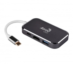 AeroCool USB Type-C Dock with Nintendo Switch Support, 4K HDMI, USB-C, 3x USB 3.0 ASA-ATHB84A