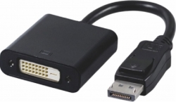 Astrotek DisplayPort DP To Dvi Adapter Converter Male To Female Active Connector Cable 15cm - 20 Pins To 24+1 Pins EYEfinity 6xDisplays ~Cba-Gc-Actdp At-dpdvi-mf-active