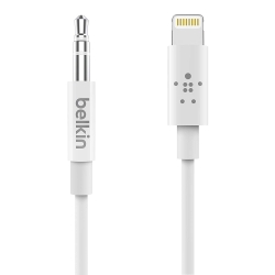 Belkin Lightning To 3.5mm Audio Cable 3.5mm - 1.8m - White Av10172bt06-wht