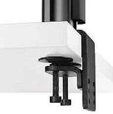 Atdec Heavy Duty F-clamp Desk Fixing Awm-fh-b