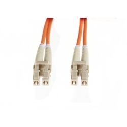 1m Lc-Lc OM1 Multimode Fibre Optic Cable: Orange FL.OM1LCLC1M
