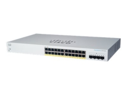 Cisco - CBS220 Smart 24-port Ge, Full PoE, 4x10G Sfp+ CBS220-24FP-4X-AU